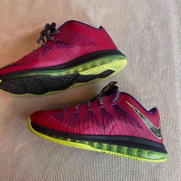 Nike Air Max LeBron 10 Low 'LeBroncurial', Men's 10.5 - Pre-Owned - Like New - Picture 5 of 7